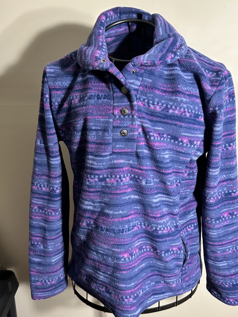 North River fleece womens size small coat jacket outdoor gorpcore purple